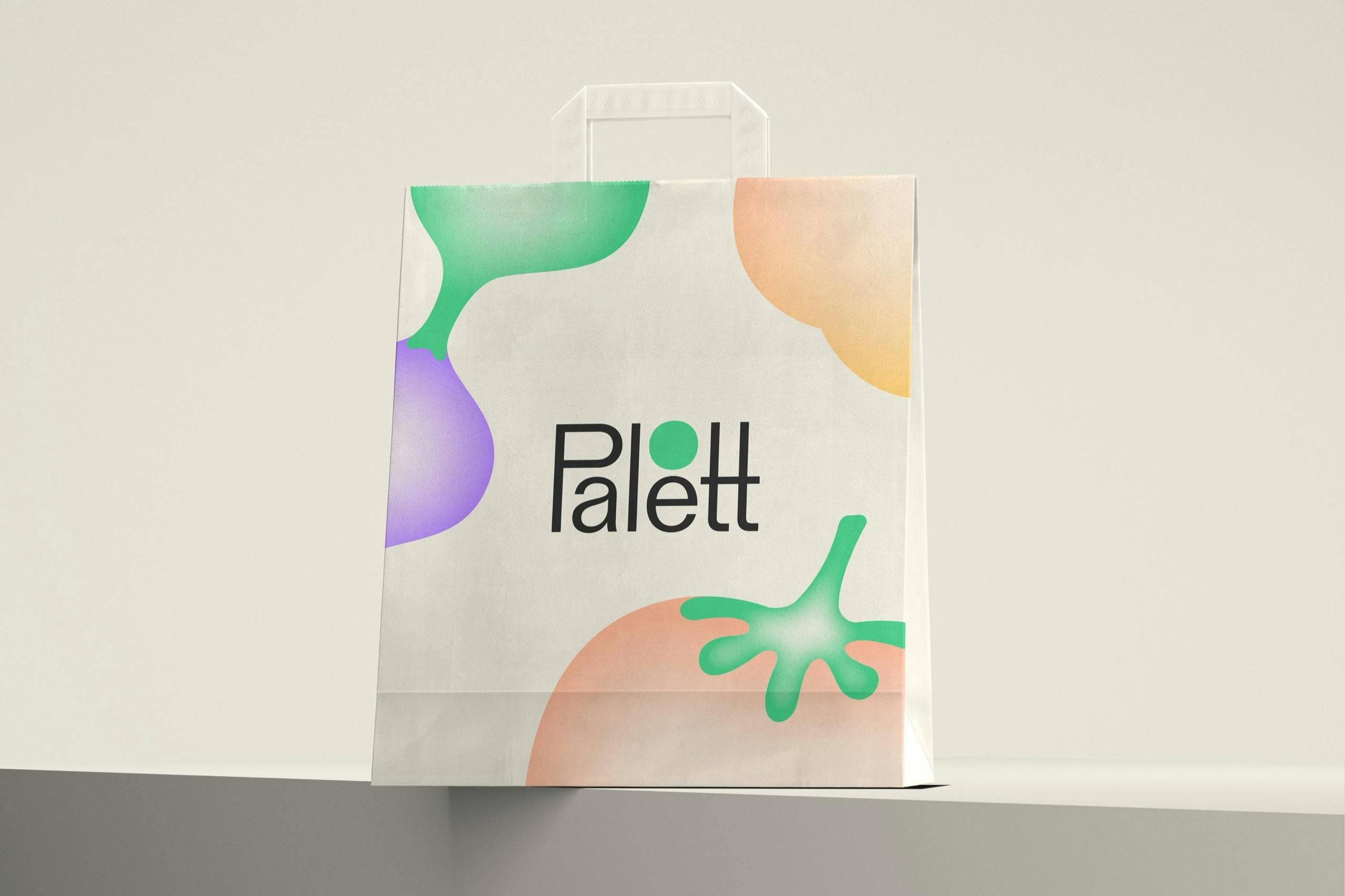 Paper bag with logo